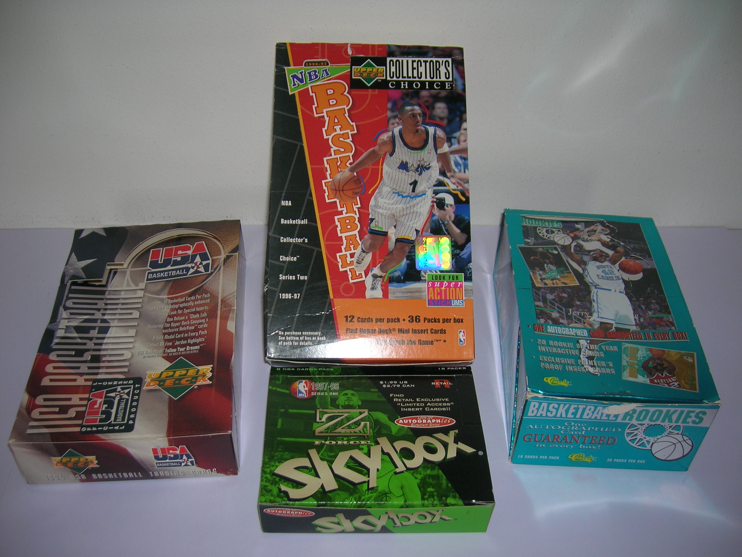Box cards Basketball NBA Americano E